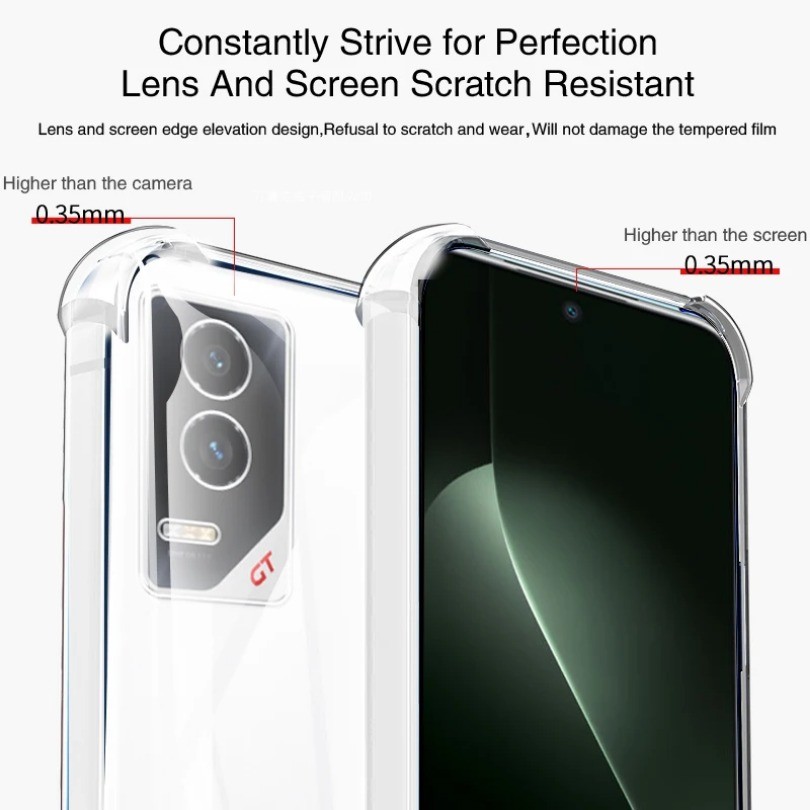 Túi Khí Silicon Chống Sốc Dành Cho Honor GT 5G 6.7 "AMG-AN00 Carcasas Nguyên Bản Trong Suốt Mặt Sau Phụ Kiện Điện Thoại Di Động Fundas