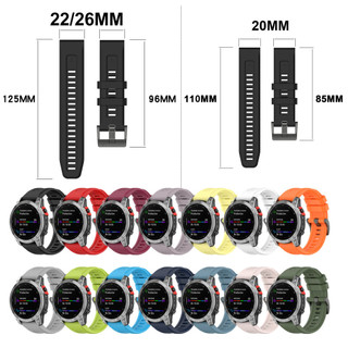 Dây đeo đồng hồ silicon QuickFit 20mm 22mm 26mm cho Garmin fenix 7X 7 7S 6X 6 Pro 6S 5 5X Plus Vòng đeo tay thông minh cho dây đeo đồng hồ thể thao fenix 7 6