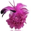 Mũ Fascinator GAVESTO, Băng đô tiệc trà nhiều màu lông vũ, Phụ kiện tóc hình hoa mô phỏng thời trang