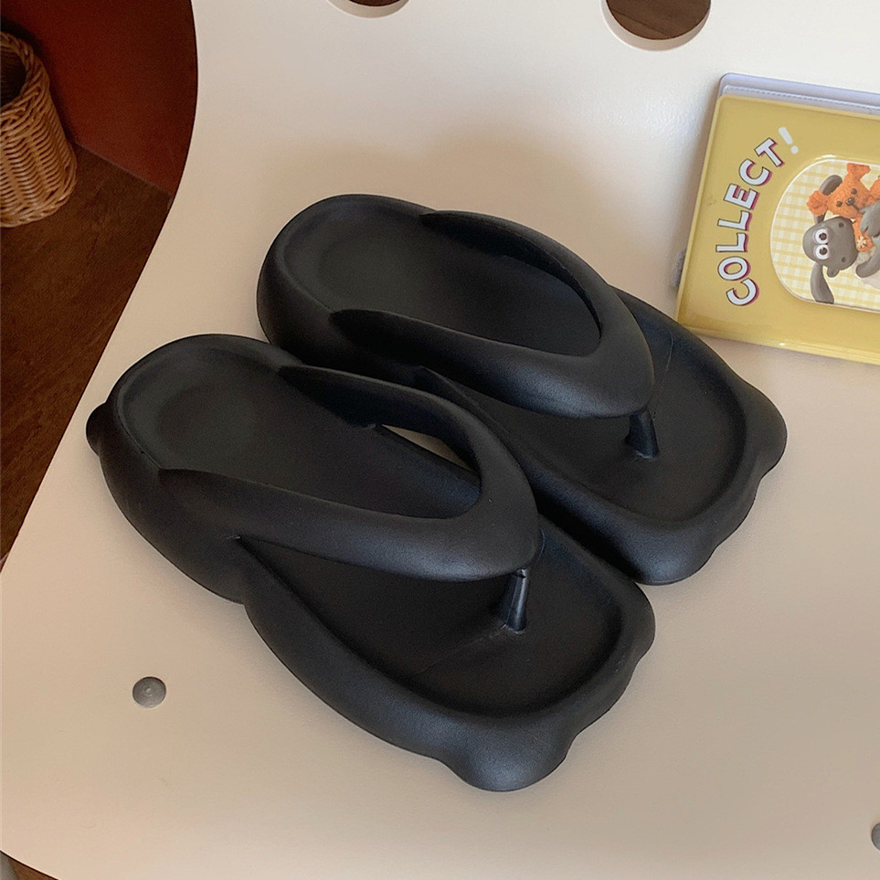 Xixitiao Dép Sandal Thời Trang Mùa Hè Phong Cách Mới EVA Mềm Đế Dày Đế Dày Sinh Viên Mặc Ngoài Giày Đi Biển