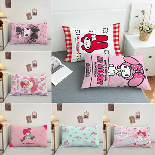 Vỏ Gối Polyester Hình Chữ Nhật Giai Điệu Sanrio Melody Vỏ Gối In Hình Một Mặt Sofa Phòng Ngủ Trang Trí Nhà (Không Có Lõi Gối)