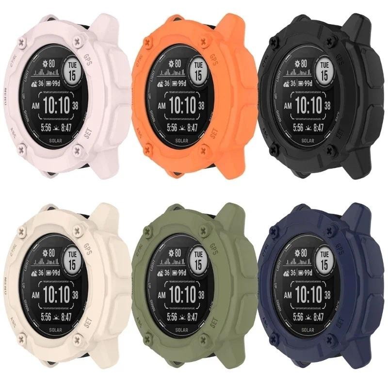 Garmin Instinct2X Silicone TPU Mềm Rỗng Ra Đồng Hồ Thông Minh Dành Cho Garmin Instinct 2X Chống Vân Tay Khung Vỏ Bảo Vệ Đồng Hồ