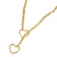 Unstop * Vòng cổ dây hình trái tim thời trang Goth Slip Chain Vòng cổ Choker cho bé gái