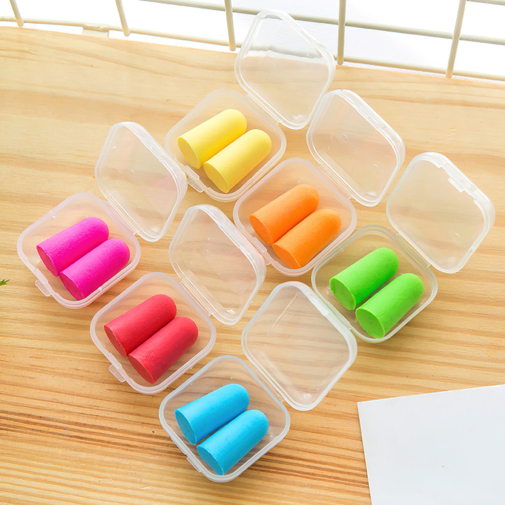 Set 2 nút bịt tai chống ồn cách âm, khi ngủ,khi học, đi du lịch hiệu quả tiện lợi