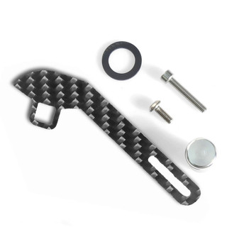 Bộ chuyển đổi điều khiển bằng sợi Carbon kim loại Kích hoạt vô lăng Bộ chuyển đổi điều khiển một tay cho Flysky NB4 / NB4 Pro / NB4 + Điều khiển từ xa