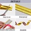 Băng trang trí tự dính TOPTOOLCX, Băng keo trang trí góc linh hoạt chống va chạm, Dải niêm phong chống bụi PVC