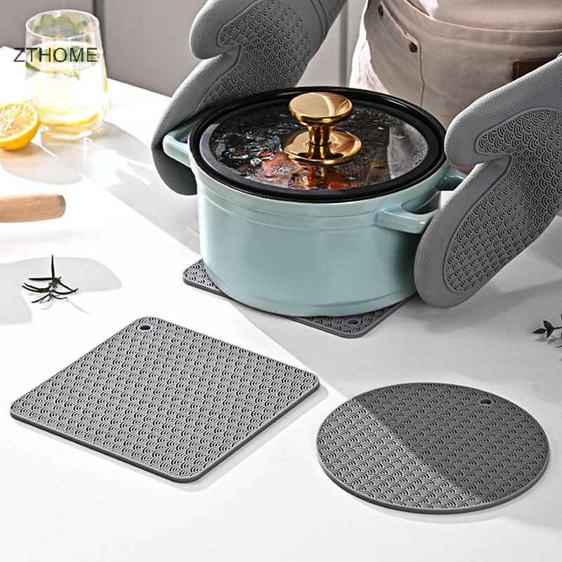 Zthome Silicone Cảm Ứng Nấu Thảm Chống Cháy Bảo Vệ Tấm Nướng Cảm Ứng Bảo Vệ Phụ Kiện Nhà Bếp HOT