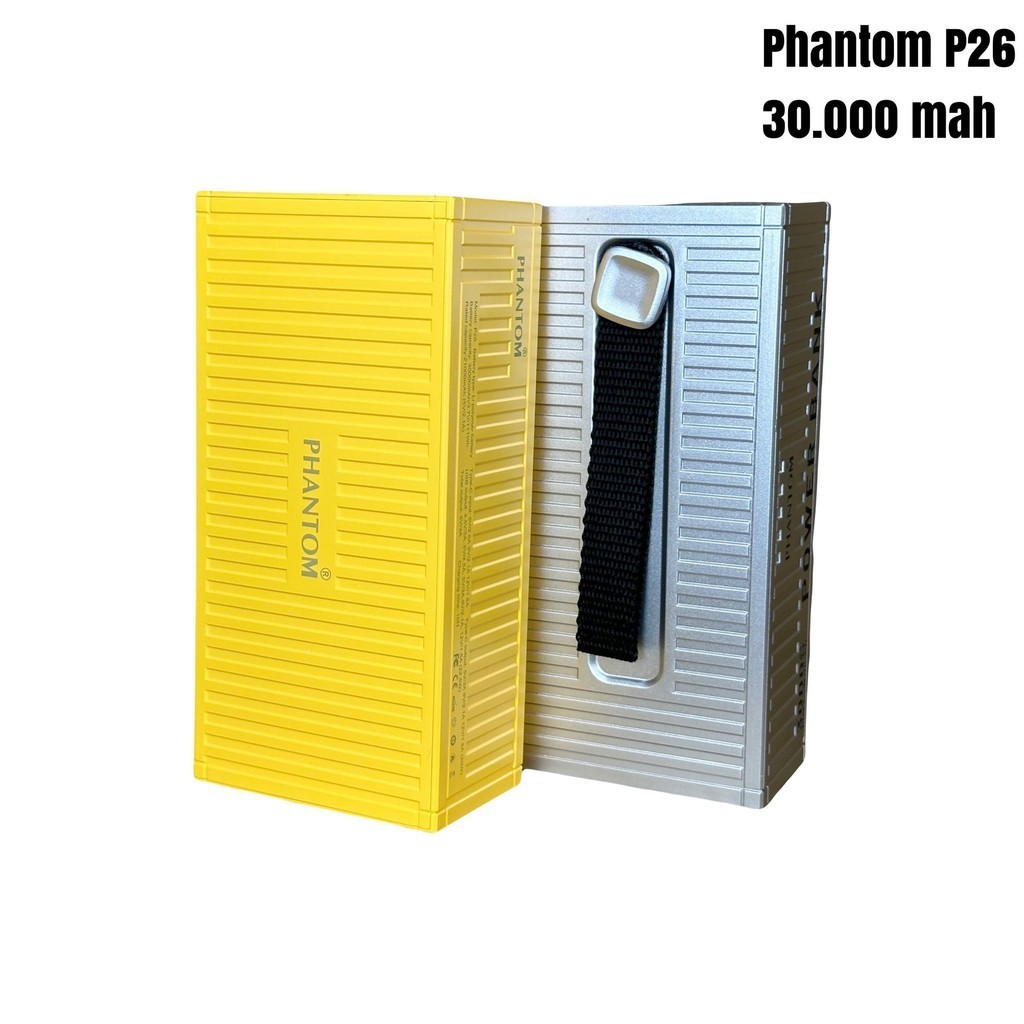 Pin Dự Phòng 22.5W Phantom P26 30.000mah