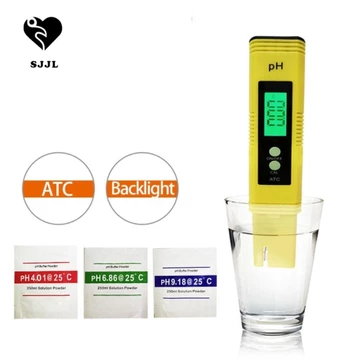 SJJL Máy đo PH kỹ thuật số có phạm vi đo Bút lọc PPM Kiểm tra nước cho bể bơi Bể cá PH Kiểm tra giá trị Bút thử PH