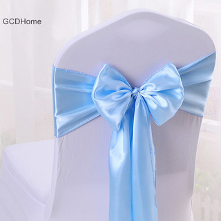 Gcdhome Nhiều Màu Sắc Sa Sash Ghế Cưới Nơ Chất Lượng Cao Cho Ghế Có Sash Sinh Nhật Khách Sạn Thể Hiện Trang Trí Bán Buôn HOT