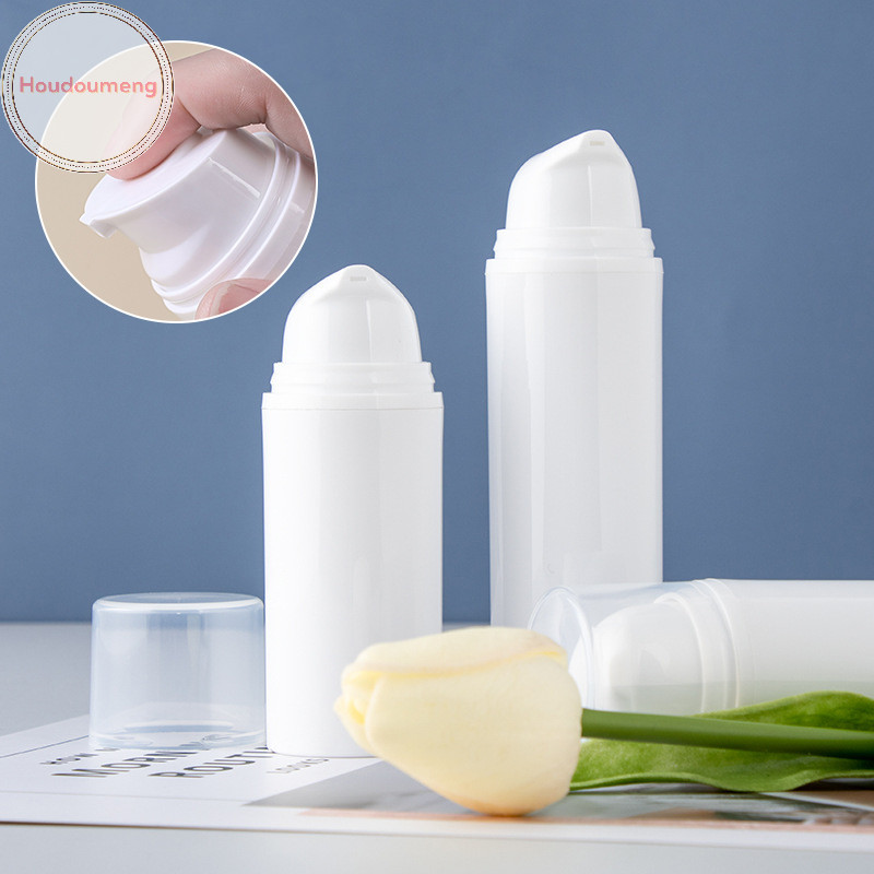 Houdumeng 15 / 30 / 50ml Chai bơm không khí rỗng Lotion Hộp đựng mỹ phẩm chân không Phụ nữ Trang điểm Du lịch Chai nhũ tương VN