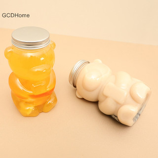 Gcdhome 500ML Gấu Nước Trà Sữa Cà Phê Nước Uống Di Động Uống Nước Trong Suốt Đồ Uống Chai Có Nắp HOT