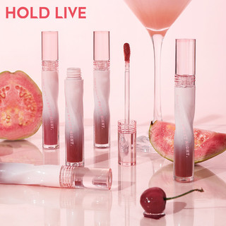 HOLD LIVE Giữ LIVE Lip Gloss Dưỡng ẩm chống dính Cốc bóng lâu trôi