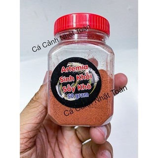 Artermia Sinh Khối Sấy Khô dinh dưỡng cao cấp cho cá cảnh (hủ 50gram)