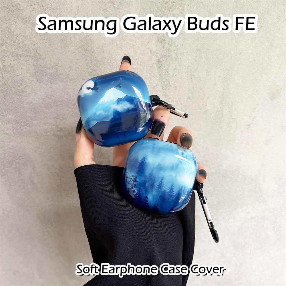 [Ngôi sao tương lai] Dành cho Ốp lưng Samsung Galaxy Buds FE Phong cách mùa hè Vỏ tai nghe silicon mềm TPU hoạt hình