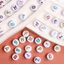 30g 200 Chiếc 6.5 Mm Acrylic A-Z Chữ Hạt Màu Hỗn Hợp Cho Trang Sức Vòng Tay Làm DIY