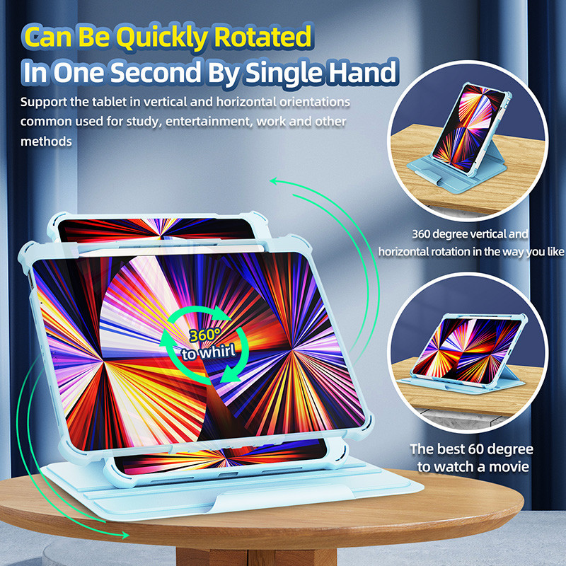 360° Ốp lưng chống sốc xoay cho iPad Pro 11 2024 M4 Vỏ bảo vệ toàn thân