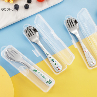 Gcdhome Trẻ Em Thìa Inox Hoạt Hình Nồi Ô Tô Thìa Súp Bun Nhà Bếp Thiết Yếu Dễ Thương Bộ Đồ Ăn Trẻ Em Thìa Nĩa HOT