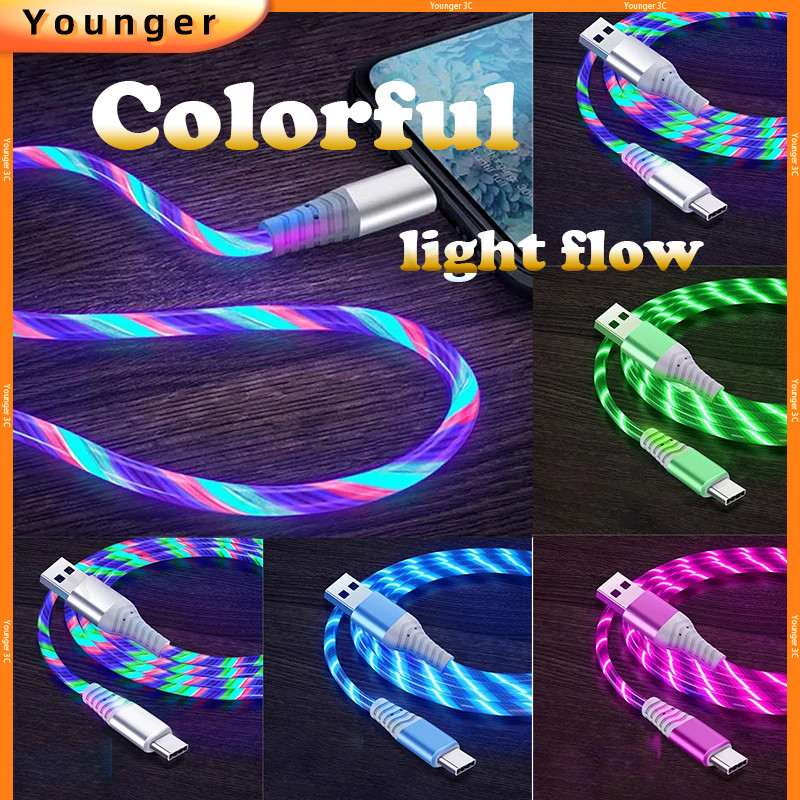 Streamer Đèn Cáp USB Đèn LED Ô Tô Đèn Chảy Cáp Sạc Nhanh Streamer Dây ...