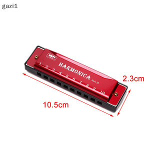 [Gazi1] 10 Lỗ Harmonica Miệng Đàn Organ Xếp Hình Nhạc Cụ Người Mới Bắt Đầu Giảng Dạy Boutique