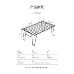 Giao hàng nhanh chóng Campingmoon T-235 Bàn lưu trữ sắt du lịch Nhẹ đa chức năng Di động Cắm trại ngoài trời Bàn gấp Bàn cắm trại Thiết bị dã ngoại — ảnh 8