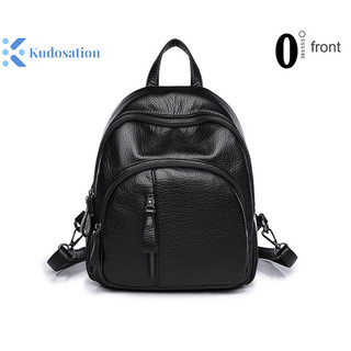 Kudosation Chống Trộm Da Mềm Ba Lô Nữ Vintage Đeo Vai Nữ Du Lịch Ba Lô Đi Học Bé Gái
