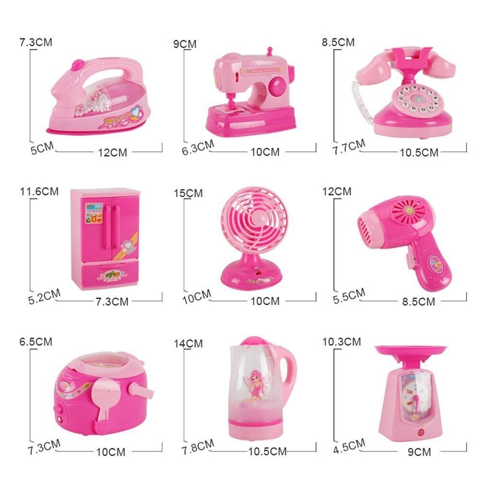 Đồ chơi gia dụng LACYES: máy hút bụi cà phê, ép trái cây, nướng bánh mì, xay sinh tố có đèn, đồ chơi nhà bếp giáo dục