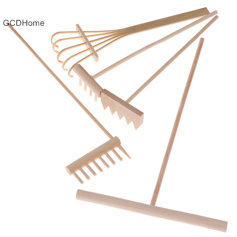 Gcdhome 1 / 5 Chiếc Mồi Tre Cho Zen Garden Cát Để Bàn Thiền Phong Thủy Trang Trí HOT