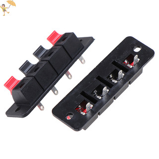 [Gou] 2 Cái 4 Vị Trí Đầu Nối Lò Xo Đầu Cuối Loa Âm Thanh Thiết Bị Đầu Cuối Kẹp Dây VN