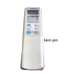 tay điều khiển remote từ xa điều hòa toshiba 6 loại nút zin - hàng nội địa - zin hãng mới 90%