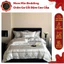 Bộ Chăn Ga Gối Chất Liệu Satin Cao Cấp Mềm Mại Dệt Hoa Tinh Tế Nổi Bật - MemMinbedding Luxury