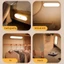 Đèn Cảm Ứng Người Hút Nam Châm Đèn Ngủ Nhỏ Đèn Cảm Ứng Led Cho Hành Lang Lối Đi Sử Dụng Pin Sạc