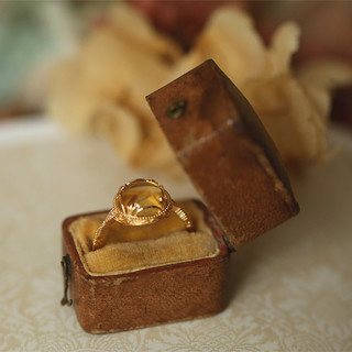 Nhẫn Hoa Văn Hình Trứng Tự Nhiên Citrine Nhẫn May Mắn Giàu Có Có Thể Điều Chỉnh Nhẫn Nữ Giản Và Nhẹ Sang Trọng Phù Đồ Cho Nữ