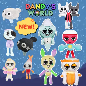 Bct ✨Mới✨ Dandy 's World Đồ chơi sang trọng Nhân vật trò chơi dễ thương Búp bê kinh dị Búp bê Kawaii Đồ chơi hoạt hình vui nhộn Dandy World Plushie Gối phòng ngủ Trang trí búp bê mềm cho trẻ em Quà tặng sinh nhật COD
