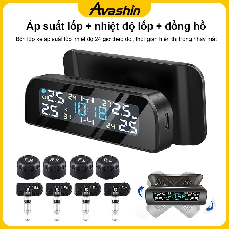 Cảm biến áp suất lốp ô tô TPMS van trong /van ngoài TPMS{Bảo hành 12 ...