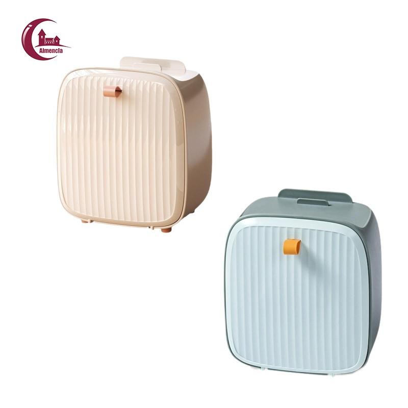 Thùng rác Mini Thùng lưu trữ nhỏ đa năng có nắp cho ô tô Vanity ...