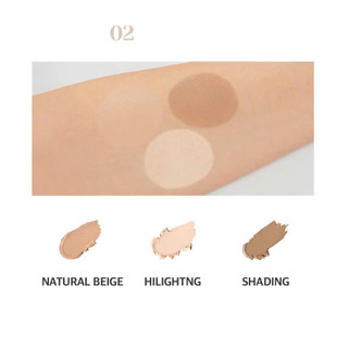 [THE SAEM] Che Khuyết Điểm Triệt Sắc The Saem Cover Triple Pot Concealer 3 ô, CKĐ Quốc Dân Siêu Dễ Dùng