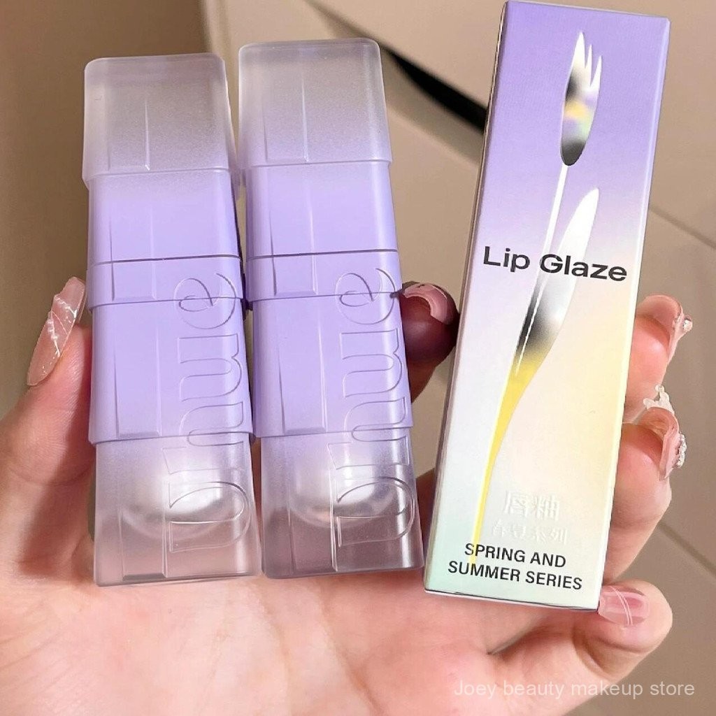 Uhue Son bóng mờ holographic mùa xuân & chênh lệch nhiệt độ, son bóng môi căng mọng, son bóng nước, son bóng thủy tinh, son bóng gương TK9H