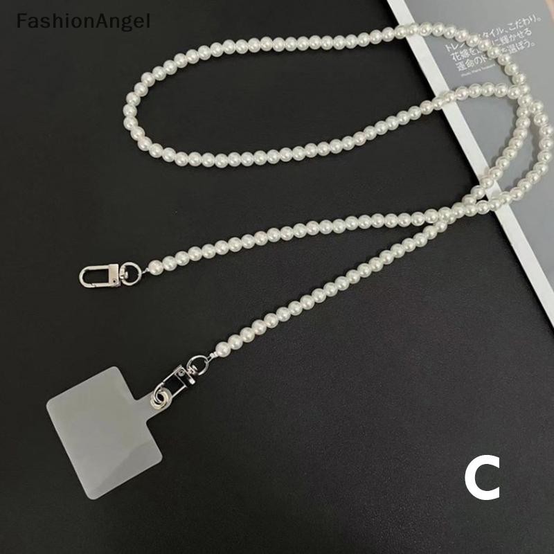 FashionAngel Điện Thoại Di Động Dây Đeo Ngang Vòng Cổ Dây Ngọc Trai Dây Đeo Chống Mất Sling VN