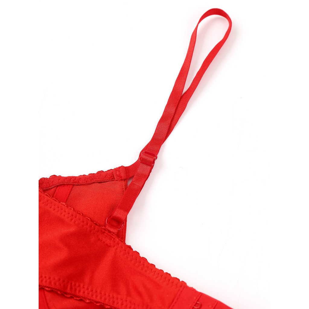 YOOJOO Nữ Lấp Lánh Kim Cương Giả Áo Ngực Quần Lót Có Thể Điều Chỉnh Spaghetti Dây Underwire Nửa Cốc Đẩy Lên Balconettes Quần Lót