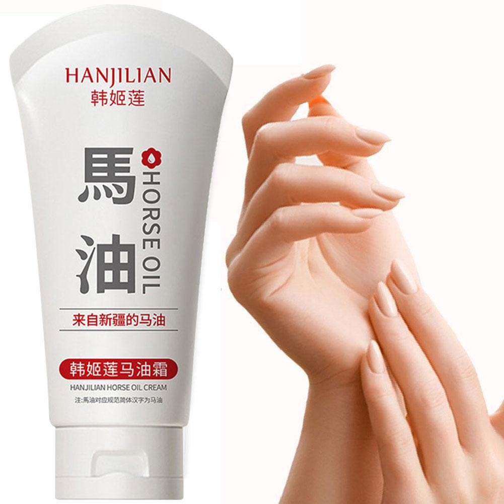 Kem dưỡng da tay dầu ngựa Han Ji Lotus Chống nứt nẻ, dưỡng ẩm, dưỡng ẩm, sảng khoái và béo phì A3i7