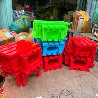 COMBO 5 Ghế Nhựa Thẻ Ghế Nhựa Ngồi Bệt- Giặt Đồ Dã Ngoại nhỏ gọn 【GHẾ THẺ BỆT】 - Phương Trang
