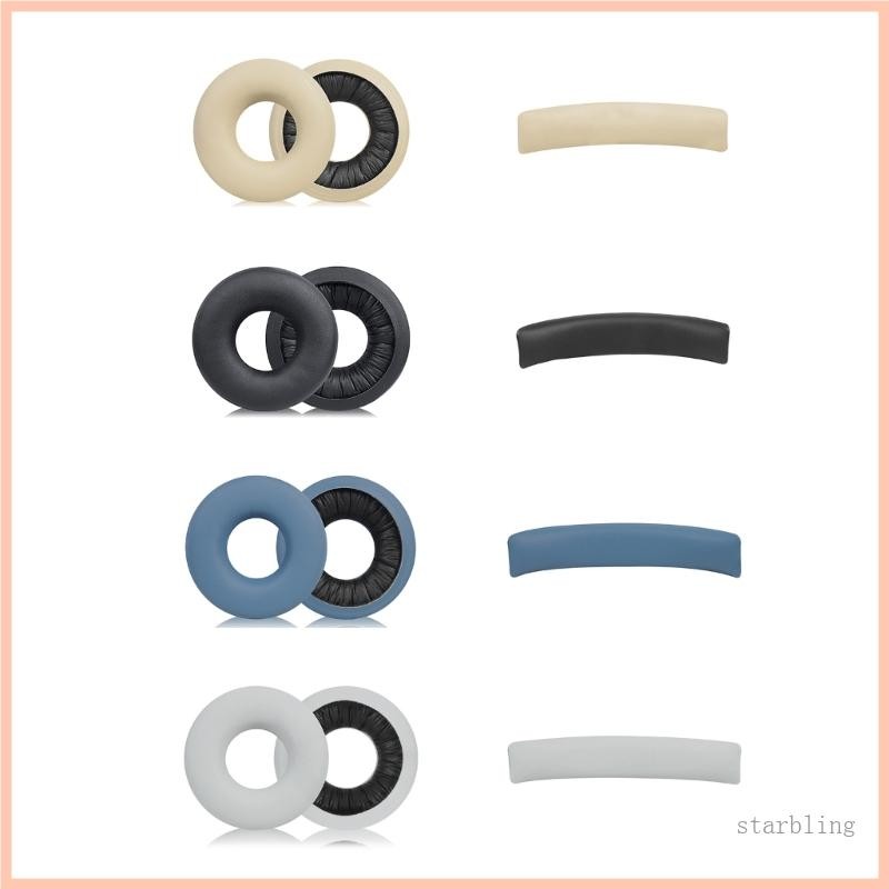 Tai nghe ngôi sao Miếng đệm tai Băng đô cho tai nghe WH-CH520 Earpads Tay áo Headbeams