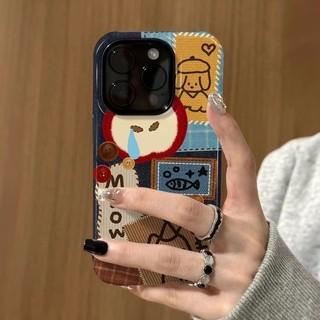 Ốp điện thoại Apple 16 Pro 2 trong 1 hoạt hình dễ thương iPhone 15 Pro Max Phim mới 14 / 13 Sáng tạo 12 / 11 Pro Max 7 / 8 Plus Vỏ điện thoại