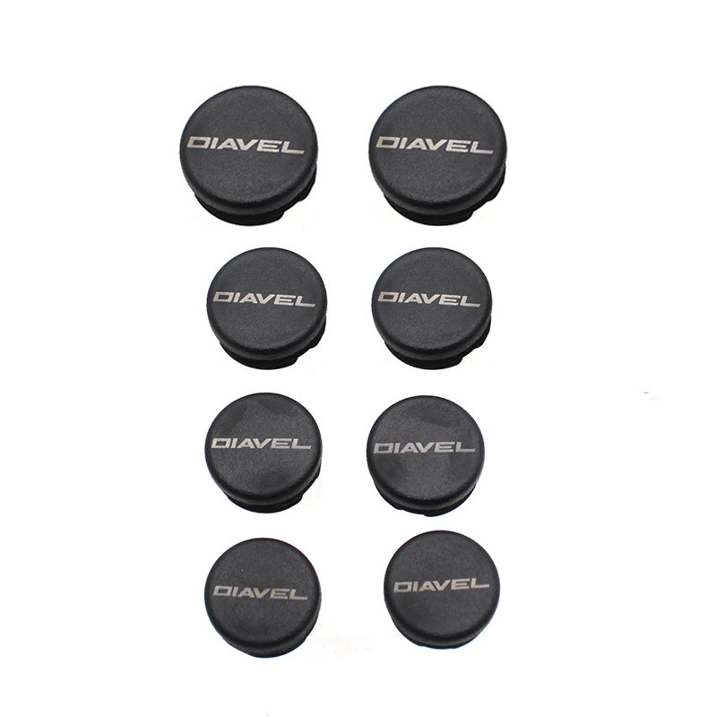 8PC Khung Lỗ Nắp Cắm Trang Trí Khung Nắp Dành Cho Ducati Diavel1200 Diavel 1200 2011-2018 2015 2016 2017 Xe Máy