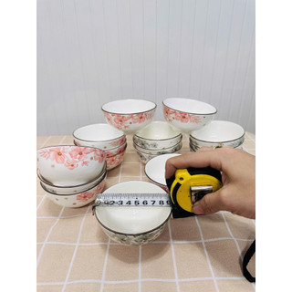 10 CHÉN NHỎ SỨ BÔNG 4D ( ĐỰNG CHÈ, NƯỚC TƯƠNG, NƯỚC MẮM) - 8.5CM - Trường An VN