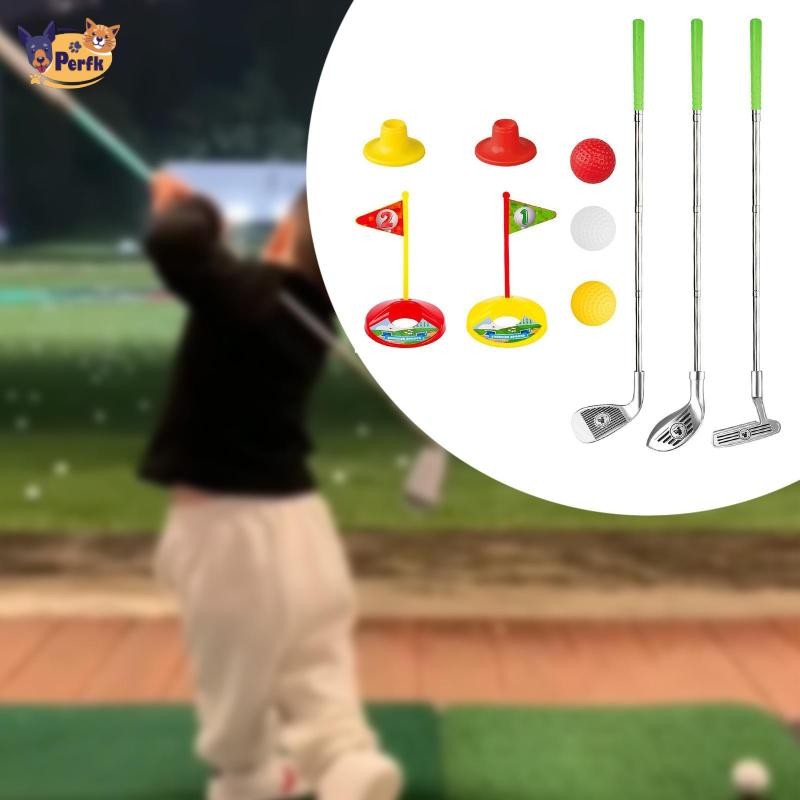Bộ Golf Tập Đi Cho Bé 3 4 5 6 Tuổi Bé Trai Bé Gái Quà Tặng Sinh Nhật Giáo Dục Golf Bộ Đồ Chơi Cho Bóng Trong Nhà Đồ Chơi Sân Vườn Sân Sau