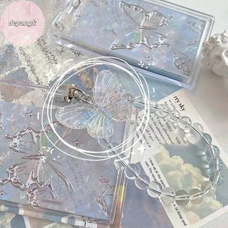 Deyangk Pha Lê Acrylic Đựng Thẻ Photocard Chủ Tín Dụng ID Ngân Hàng Thẻ Bảo Vệ Thời Trang Móc Khóa Mặt Dây Chuyền VN