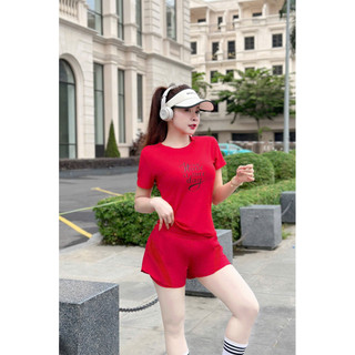 Bộ thể thao BC09 tập erobic, gym , chạy bộ , đánh bóng .... áo thun + quần gió 2 lớp