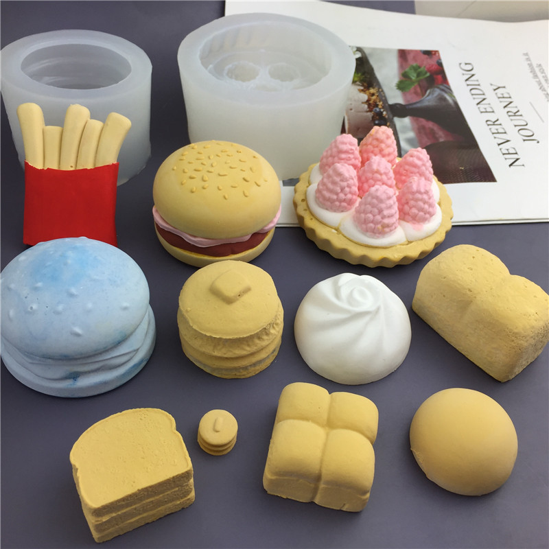 Khuôn silicon làm bánh Muffin, khoai tây chiên, Hamburger, pudding, bánh mì nướng, tháp mâm xôi